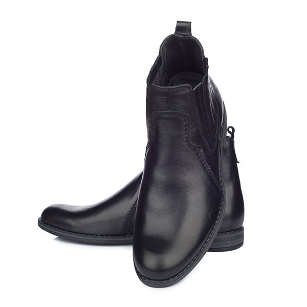 Zapatos con alzas NEGRO +  5 CM para hombre