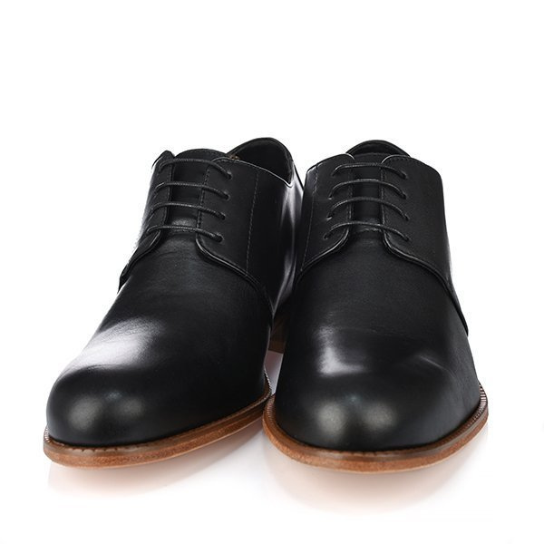 Zapatos con alzas Trento para hombre con suela de cuero + 7CM